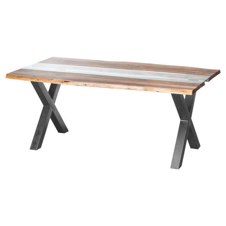 Live Edge Collection River Dining Table - 21127