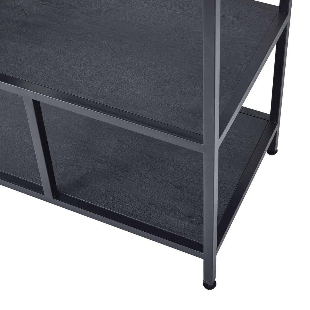 Large Black Multi Shelf Unit - 22714