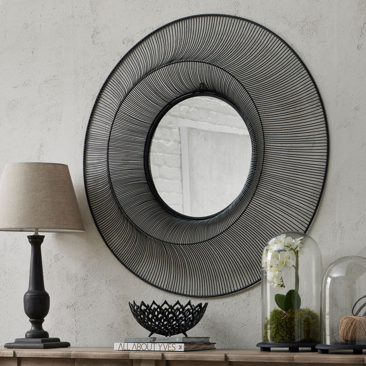 Chico Black Large Wire Mirror - 22715