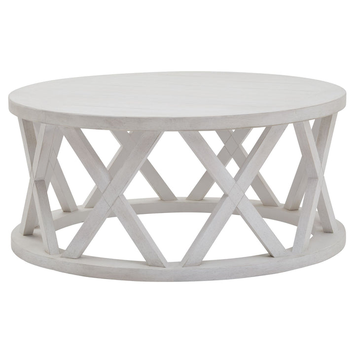 Stamford Plank Collection Round Coffee Table - 22923