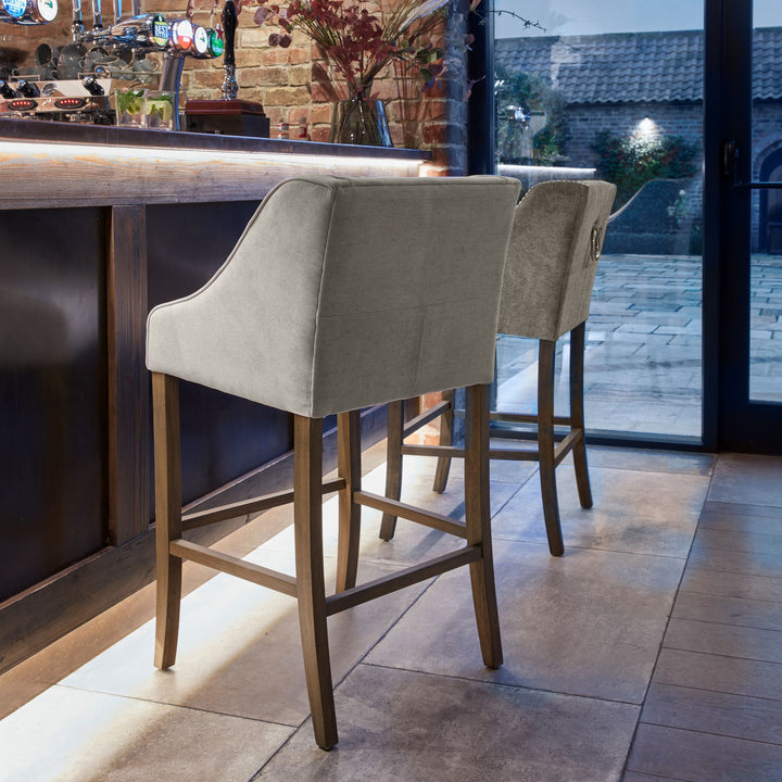 Epsom Grey Barstool - 22992