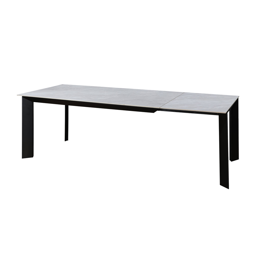 Arnold Argento & Perla Grey Ceramic Dining Table