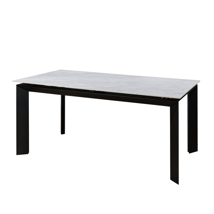 Arnold Argento & Perla Grey Ceramic Dining Table