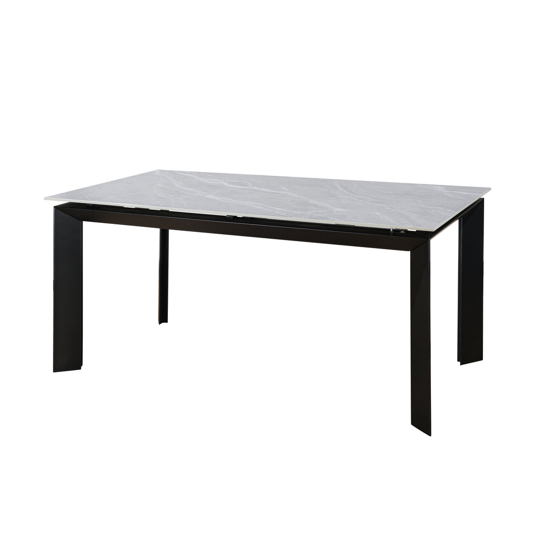 Arnold Argento & Perla Grey Ceramic Dining Table