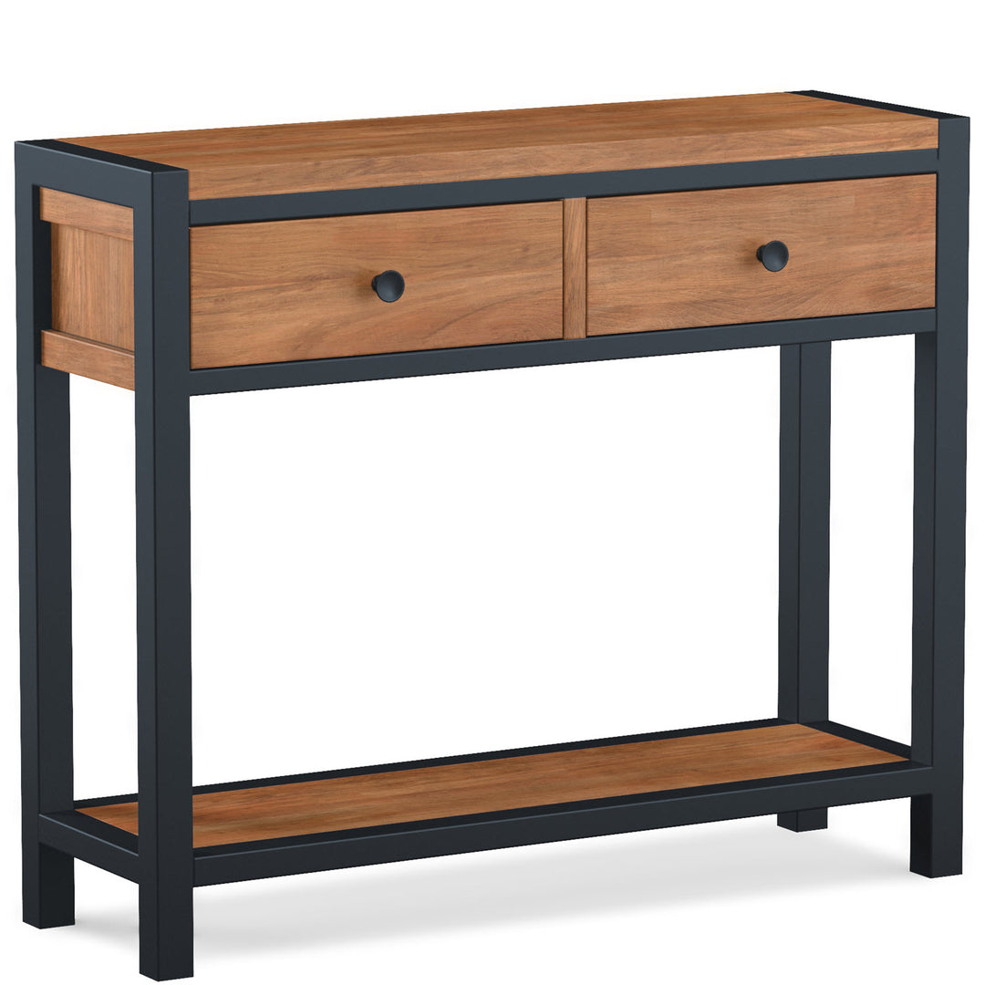 Marcellus Acacia Collection 2 Drawer Console