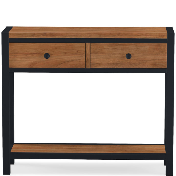 Marcellus Acacia Collection 2 Drawer Console