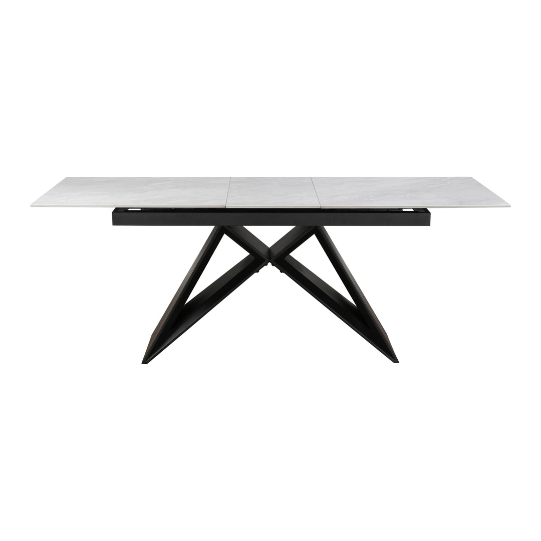 Terrance Ceramic Argento Grey Dining Table