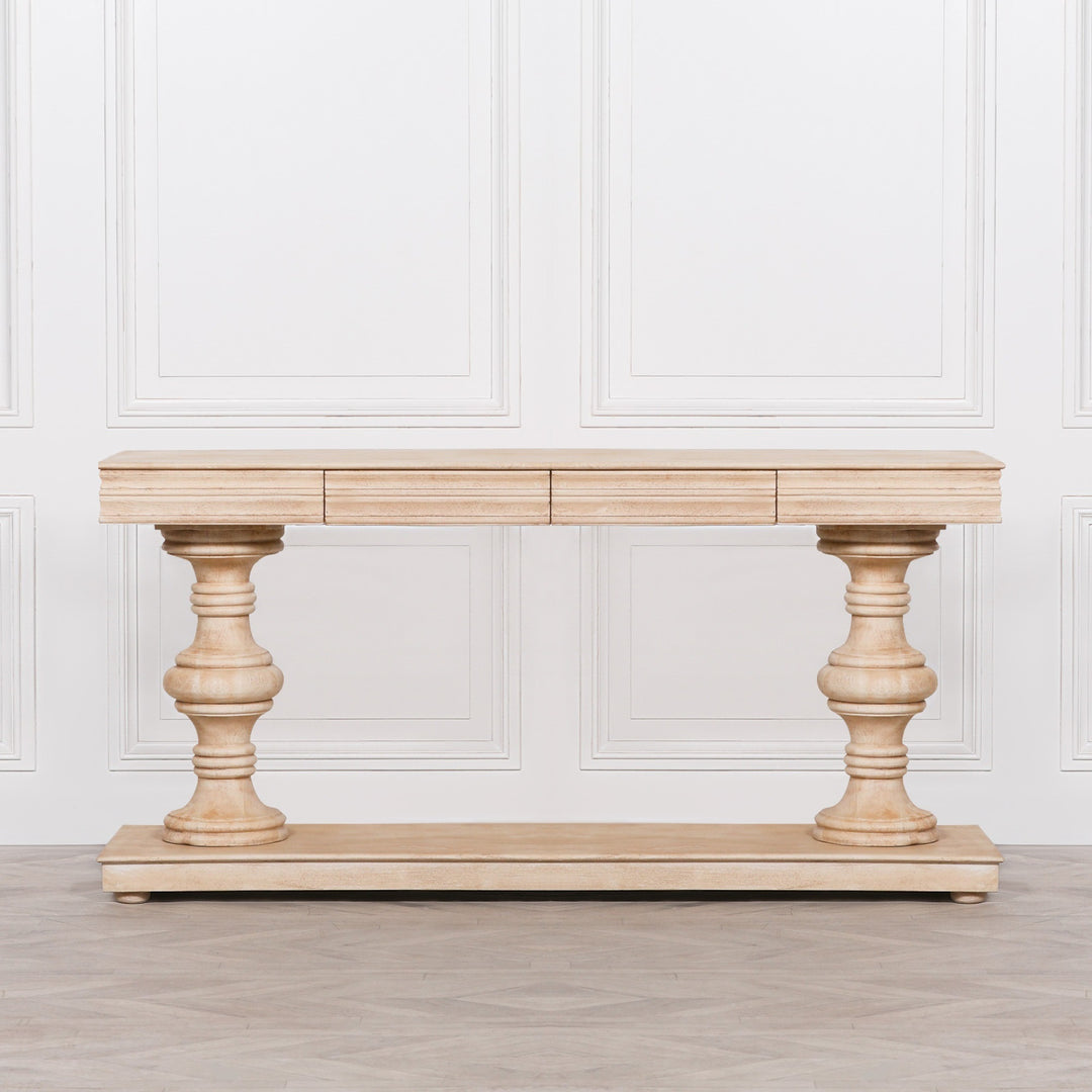 180CM  CONSOLE TABLE WITH DRAWERS