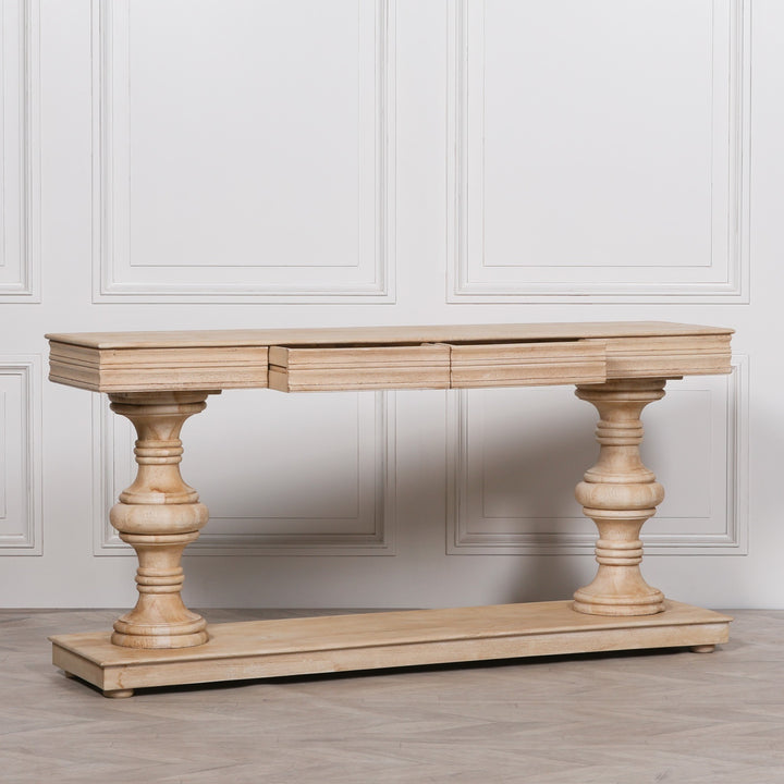 180CM  CONSOLE TABLE WITH DRAWERS