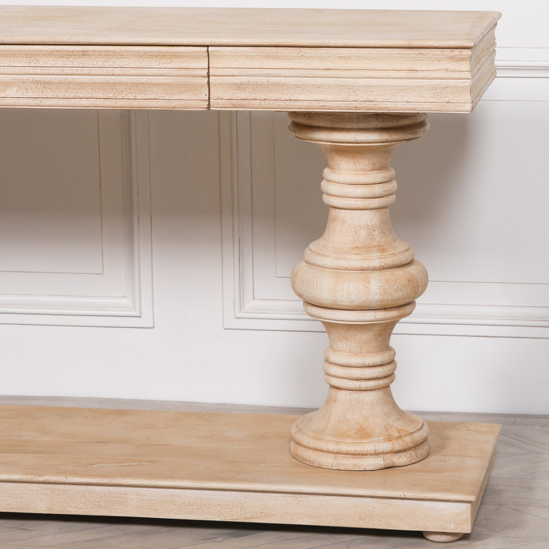 180CM  CONSOLE TABLE WITH DRAWERS