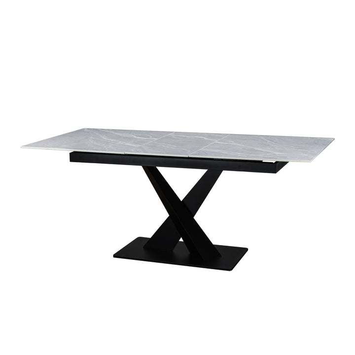 Raymond Ceramic Argento Grey Dining Table