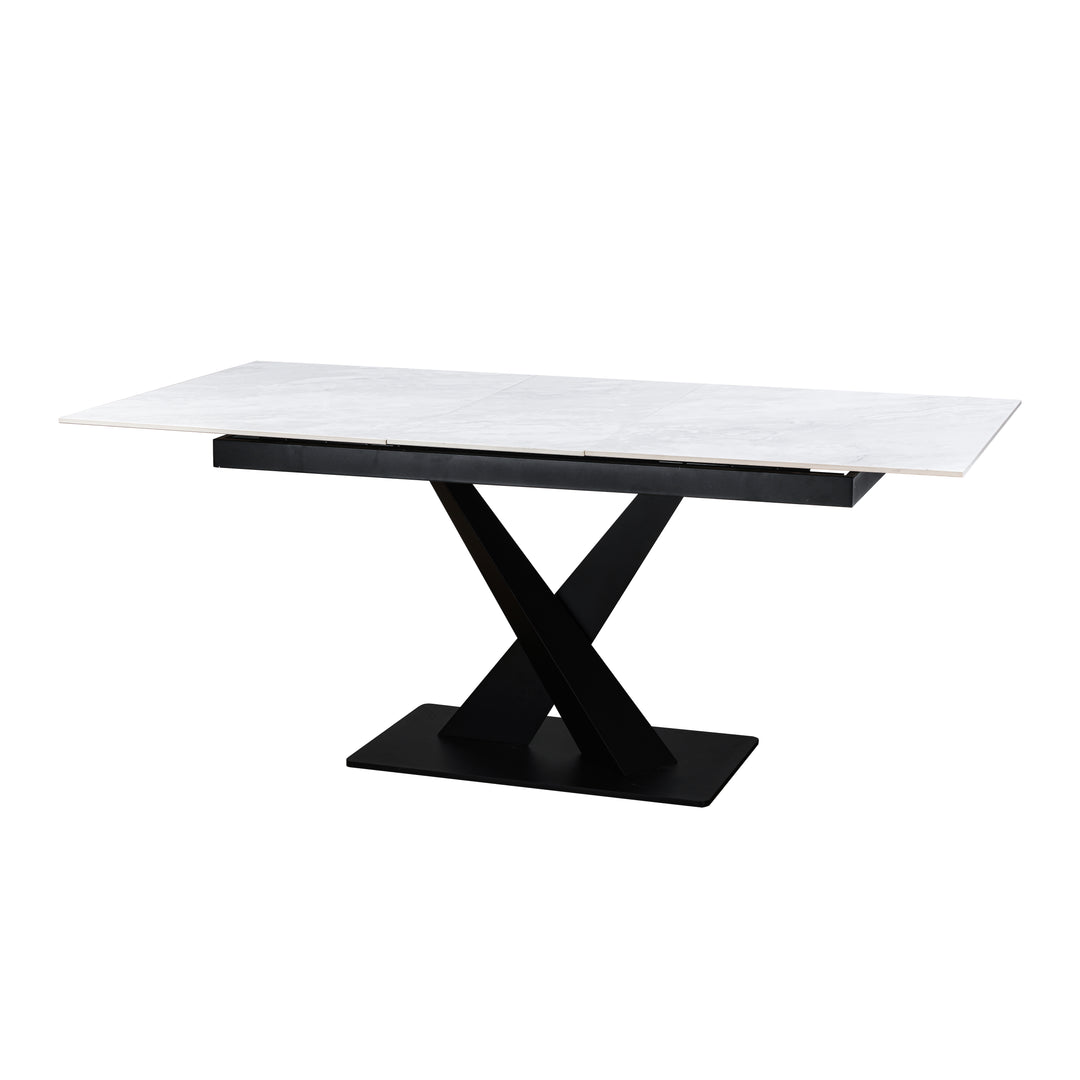 Raymond Ceramic Argento Grey Dining Table