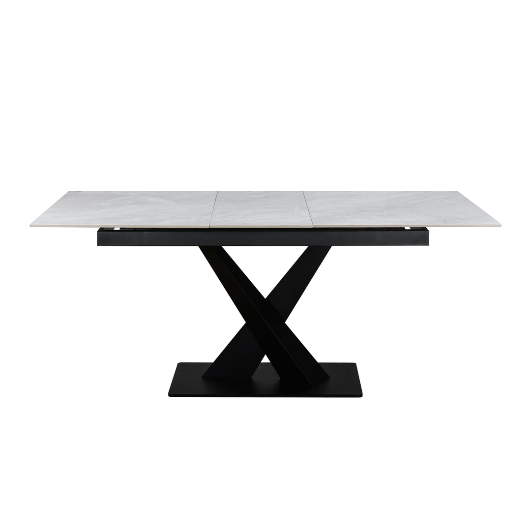 Raymond Ceramic Argento Grey Dining Table