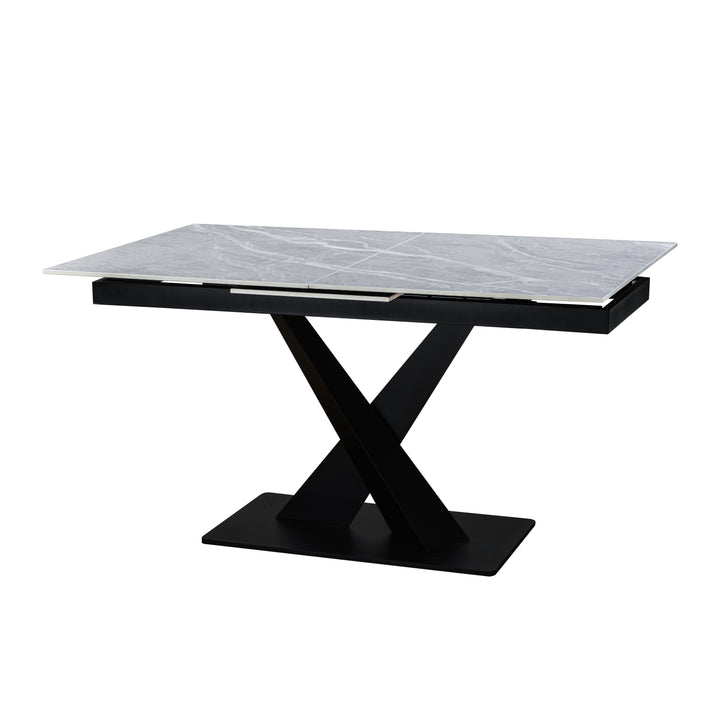 Raymond Ceramic Argento Grey Dining Table