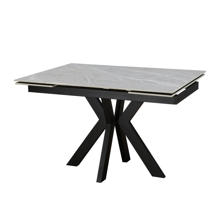 Vivenne Ceramic Argento Grey Dining Table