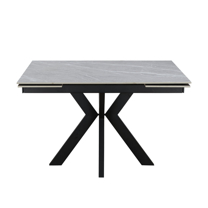 Vivenne Ceramic Argento Grey Dining Table