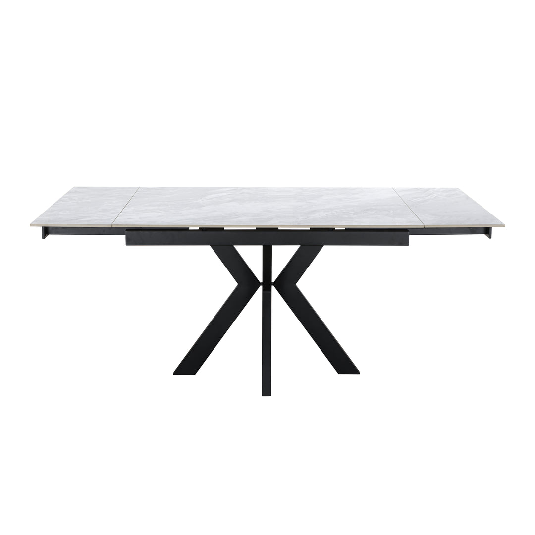 Vivenne Ceramic Argento Grey Dining Table