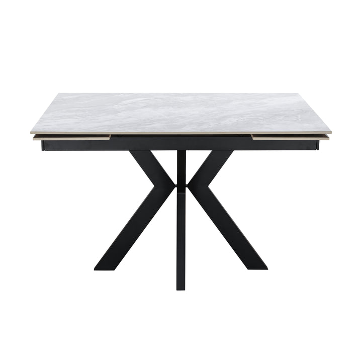 Vivenne Ceramic Argento Grey Dining Table