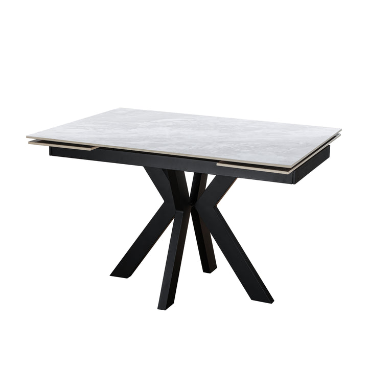 Vivenne Ceramic Argento Grey Dining Table