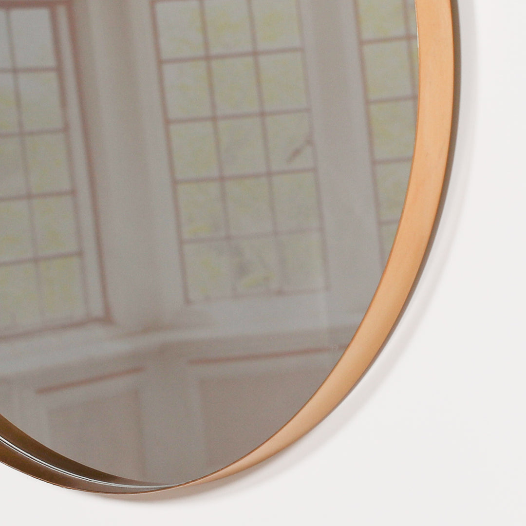 Gold Round Wall Mirror