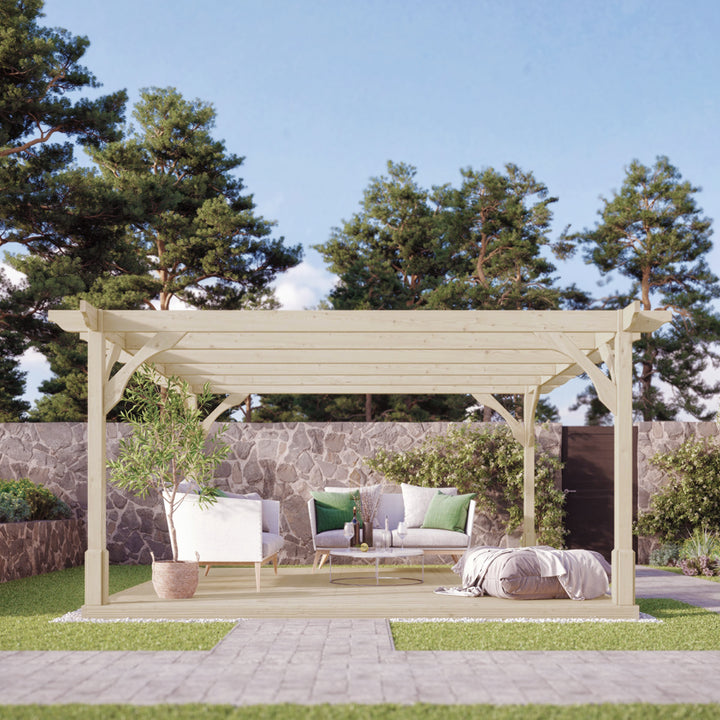 Premium Pergola And Decking Kit