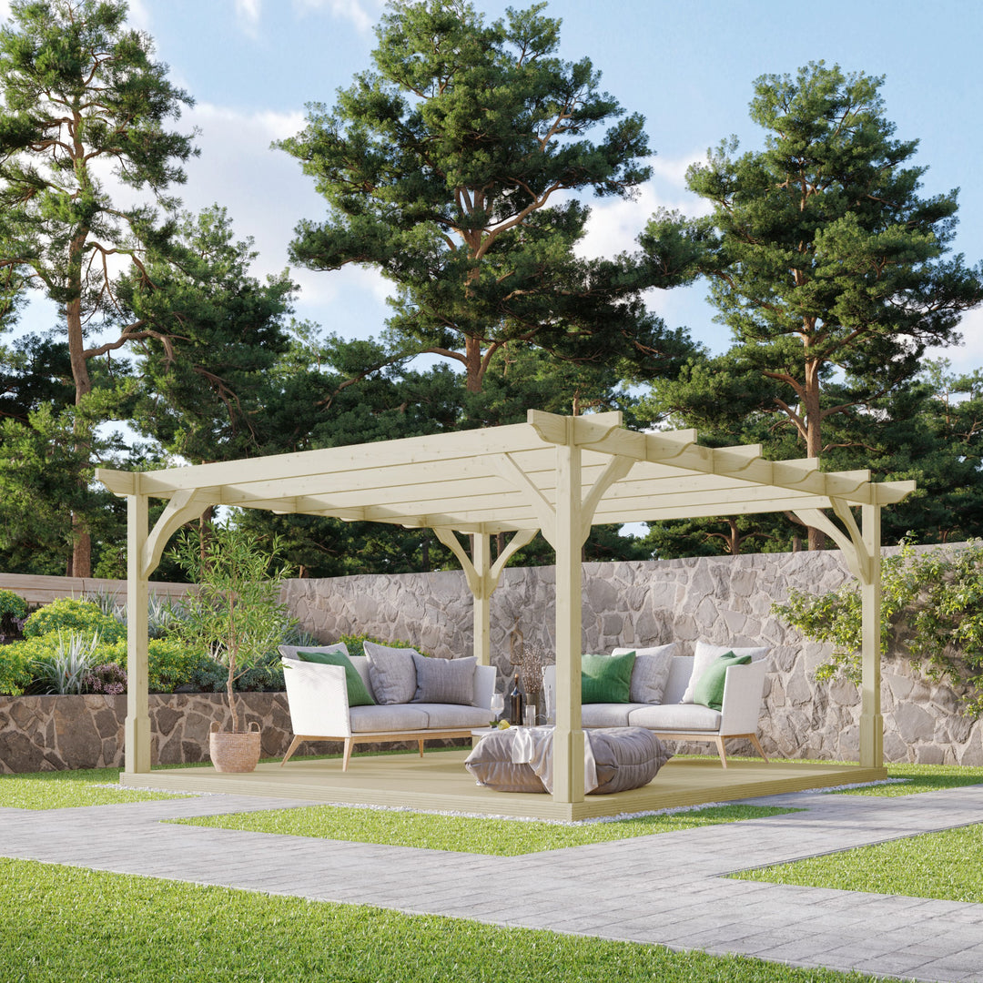 Premium Pergola And Decking Kit