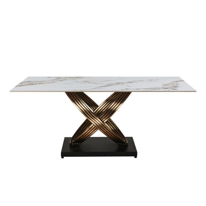 Matilda Ceramic Pierre Dawn Dining Table